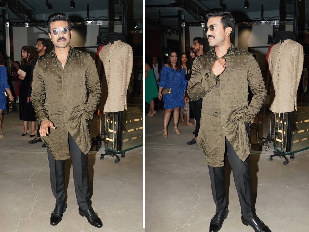 పిక్ : ఇండో వెస్ట్రన్ లుక్‌లో ఉబెర్ కూల్‌ గా చరణ్