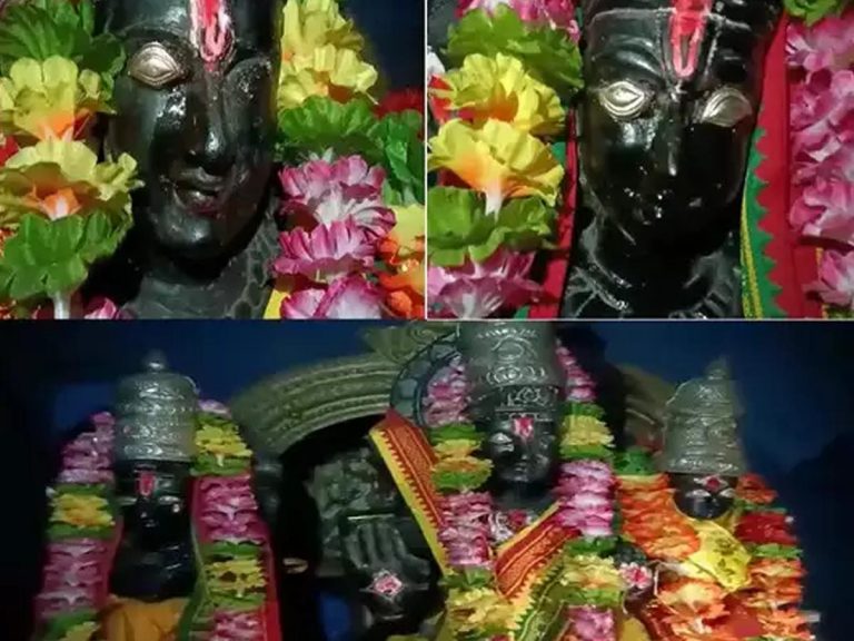 రాముల‌వారి కంట క‌న్నీరు… ఆందోళ‌న‌లో భ‌క్తులు…