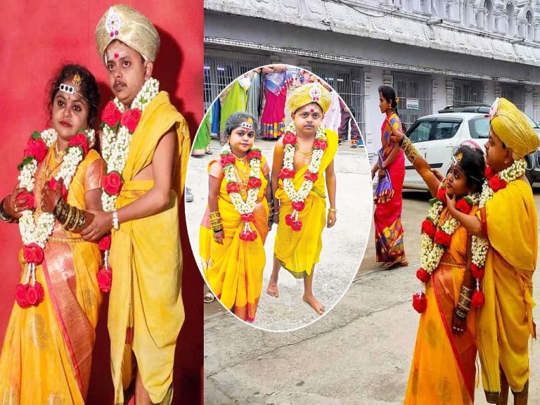 ఆయన 3 అడుగులు, ఆమె 2 అడుగులు.. కలిసి 7 అడుగులు వేశారు