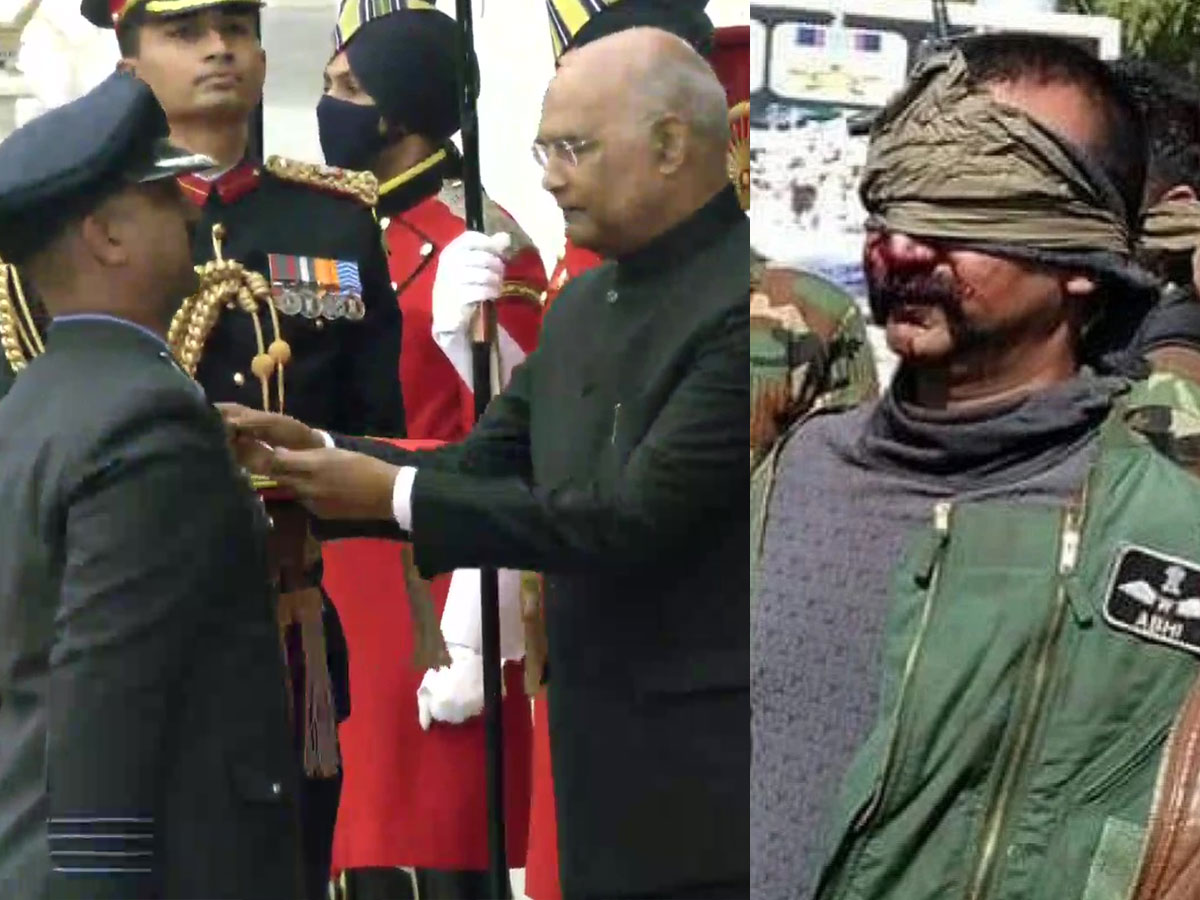 వీరచక్ర అవార్డు అందుకున్న బాలాకోట్‌ దాడుల హీరో అభినందన్‌..