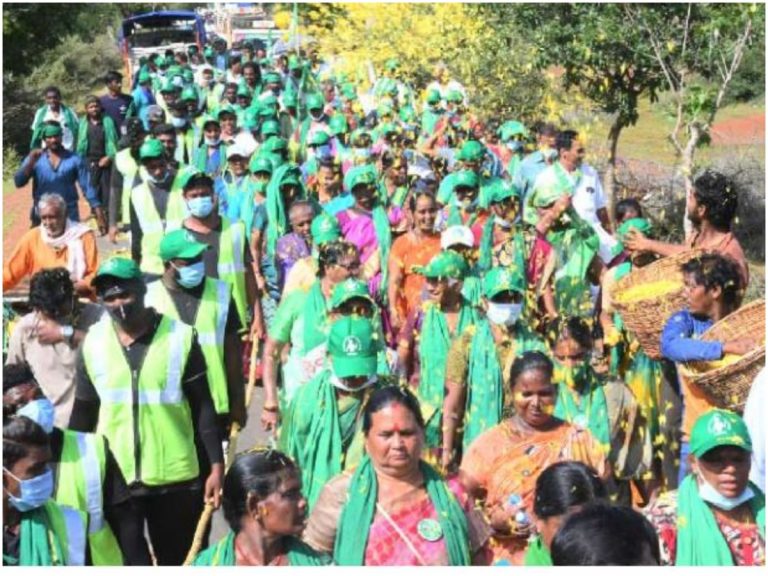 అలుపెరుగక సాగుతున్న అమరావతి పాదయాత్ర@24రోజులు