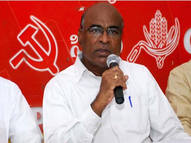 టీఆర్‌ఎస్‌ ఢిల్లీ జంతర్‌మంతర్‌ వద్ద ధర్నా చేయాలి:చాడ వెంకట్ రెడ్డి