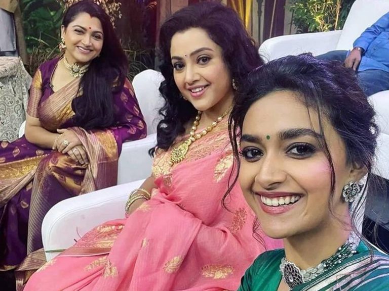 ‘పెద్దన్న’ కోసం ప్రచారం మొదలుపెట్టిన ముద్దుగుమ్మలు