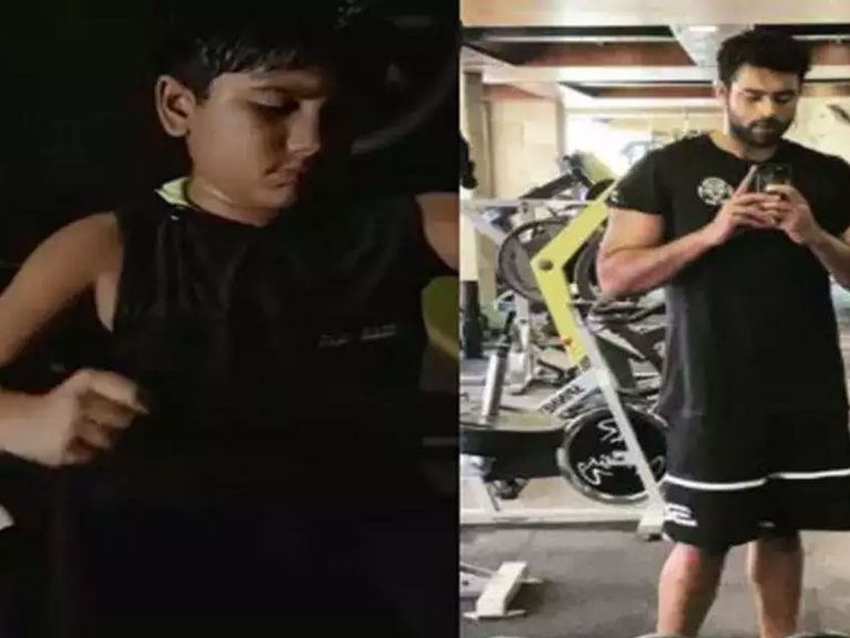 ‘గని’ పాటకు అల్లు అయాన్ అడుగులు