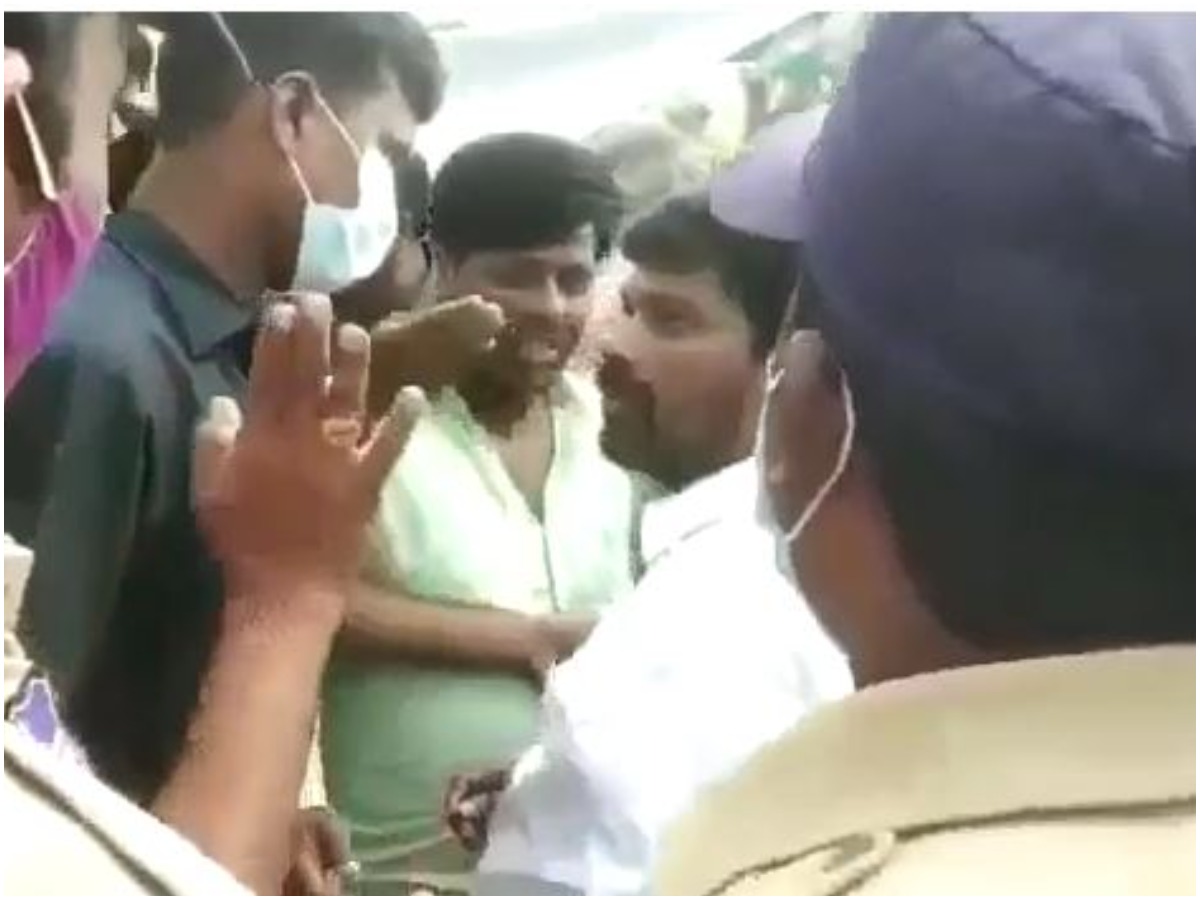 ఎమ్మెల్యే బాలరాజుకు చుక్కలు చూపిన పోలీసులు