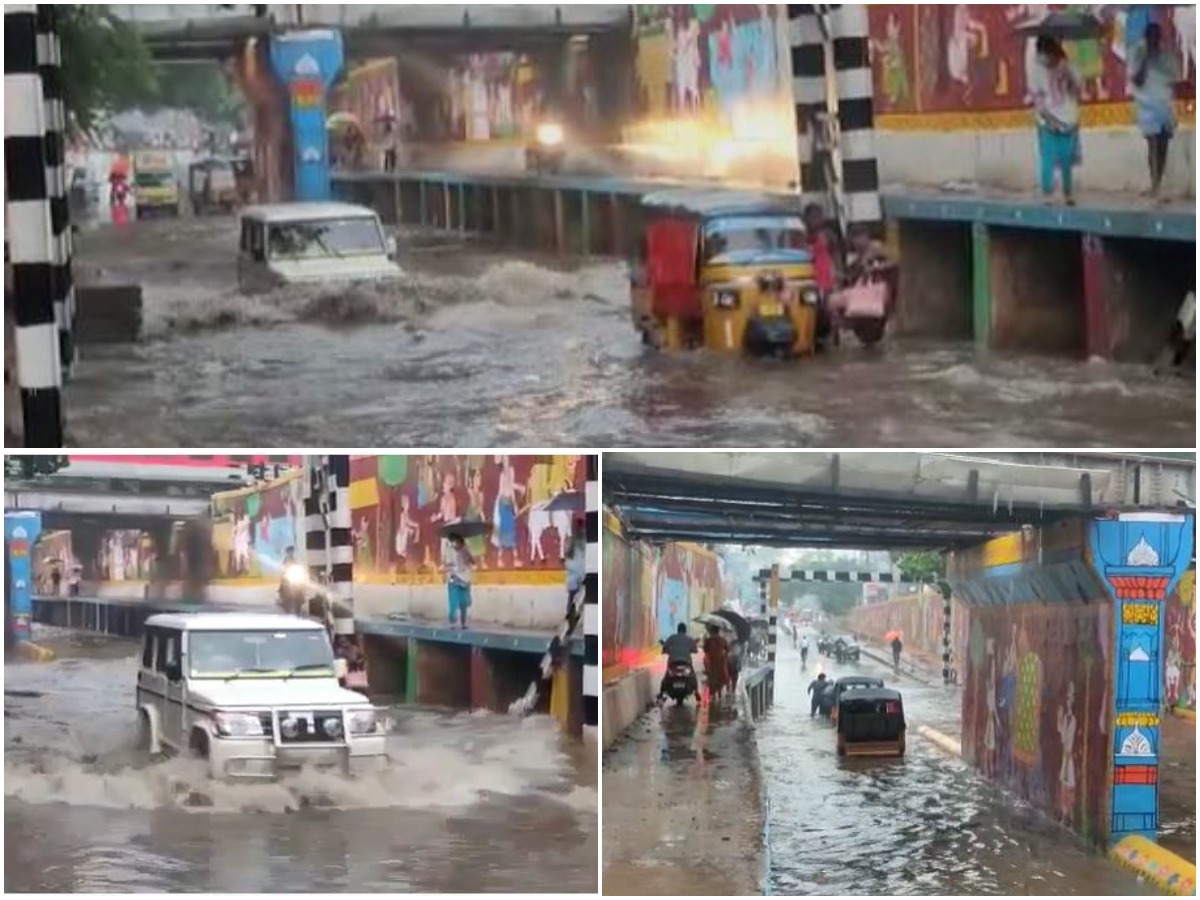 నెల్లూరులో దంచికొడుతున్న వాన