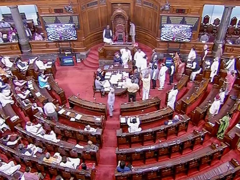 బిగ్‌ బ్రేకింగ్‌: రాజ్యసభలో 12 మంది ఎంపీలపై సస్పెన్షన్‌.. వారు వీరే..