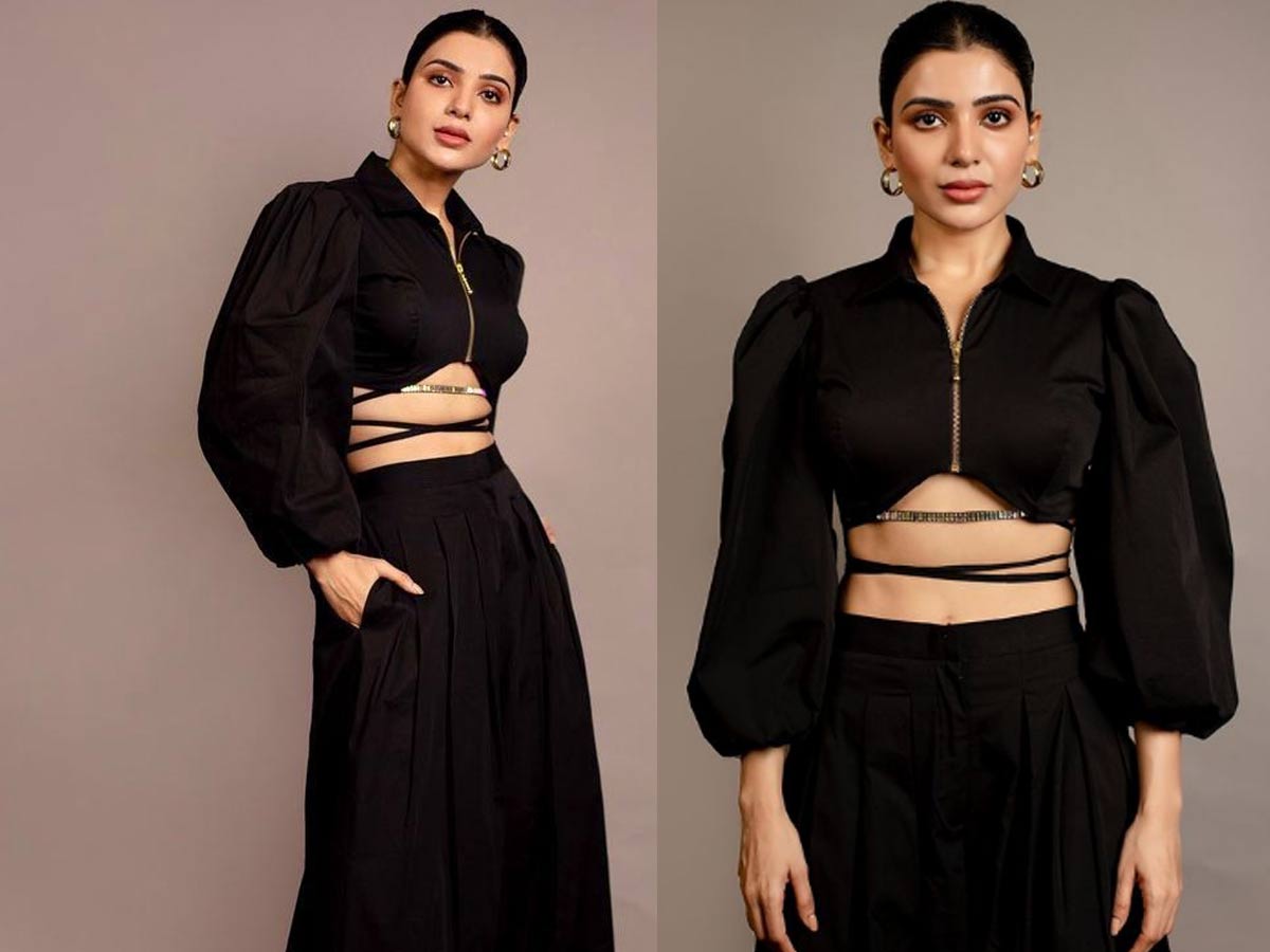 బ్లాక్ అండ్ బ్లాక్ లో కాక రేపుతున్న సమంత..