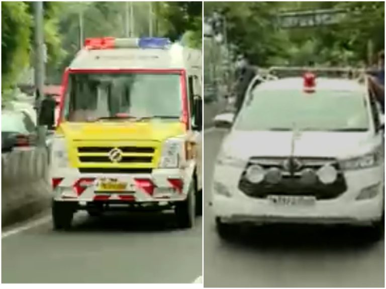 కాన్వాయ్ ఆపి అంబులెన్స్ కి దారి..శభాష్ సీఎం