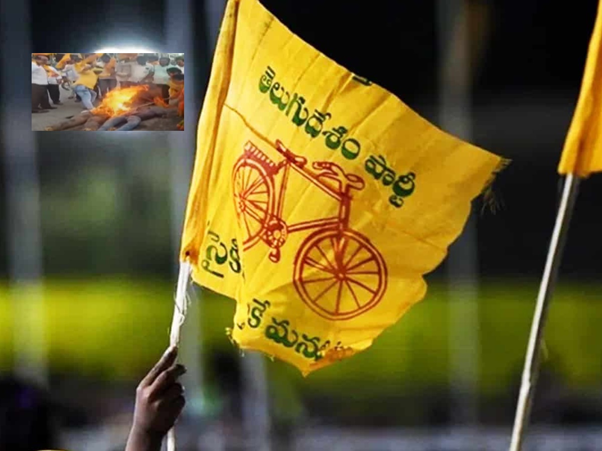 వైసీపీ నేతల వ్యాఖ్యలపై నిరసన.. పలు చోట్ల టీడీపీ ఆందోళనలు