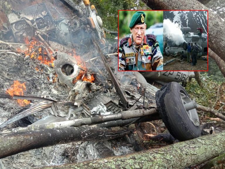 కుప్పకూలిన ఆర్మీ హెలికాప్టర్‌.. ప్రమాదంలో డిఫెన్స్ చీఫ్ బిపిన్ రావత్..