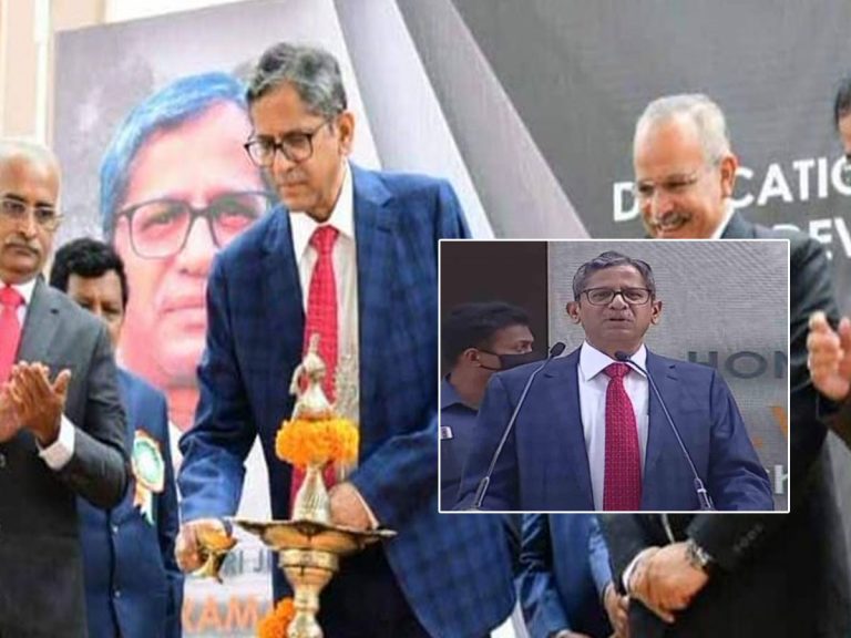 తెలంగాణ సర్కార్‌పై సీజేఐ ఎన్వీ రమణ ప్రశంసలు..