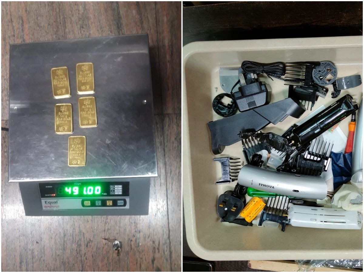 జైపూర్ ఎయిర్ పోర్టులో 24లక్షల విలువైన బంగారం సీజ్