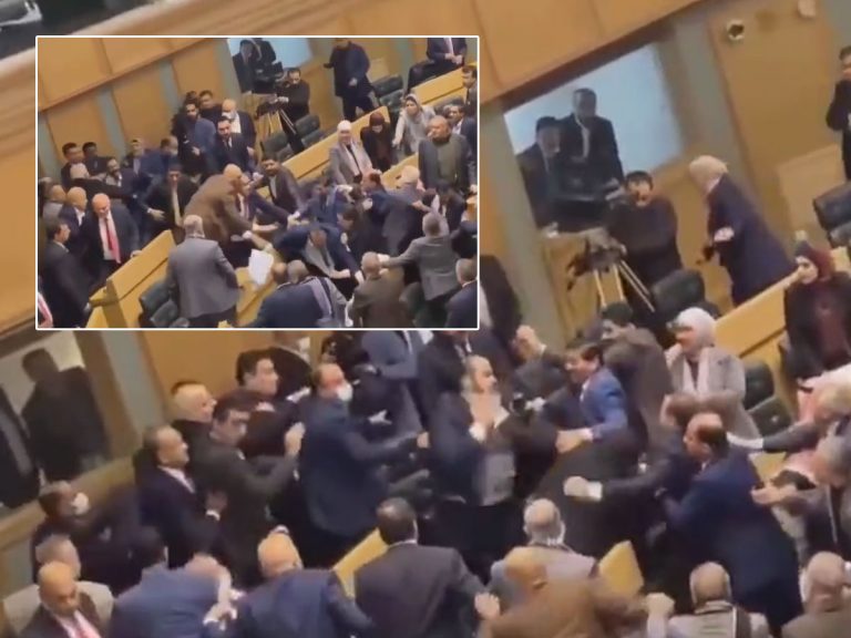 పార్లమెంట్‌లో ఎంపీల రచ్చ.. చొక్కాలు పట్టుకుని కొట్టుకొని..!