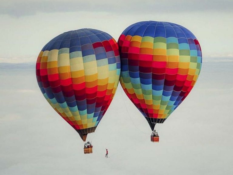 న‌యా రికార్డ్‌:  6వేల అడుగుల ఎత్తులో తాడుపై అలా న‌డిచి…