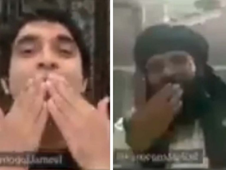 వైర‌ల్‌: తాలిబ‌న్ నాయ‌కుడికి పాక్ జ‌ర్న‌లిస్ట్ ప్లైయింగ్ కిస్‌… వీడియో లీక్..