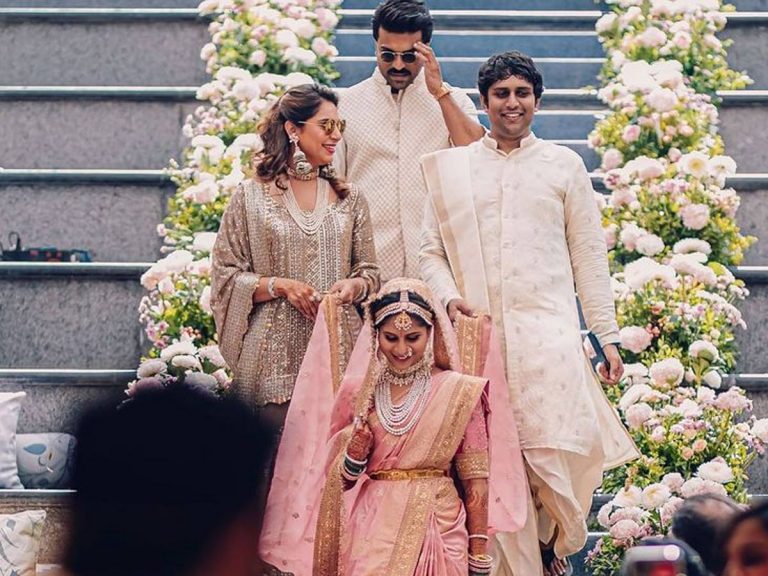 అనుష్పల పెళ్లిలో చరణ్, ఉపాసన రాయల్ లుక్… ఫోటోలు వైరల్