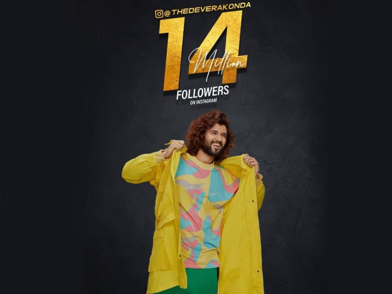 విజయ్ దేవరకొండ @ 14 మిలియన్ ఫాలోవర్స్