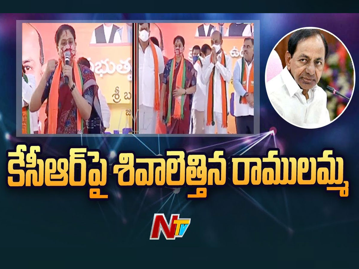 రాములమ్మ ఫైర్‌.. కేసీఆర్‌పై ఓ రేంజ్‌లో..!