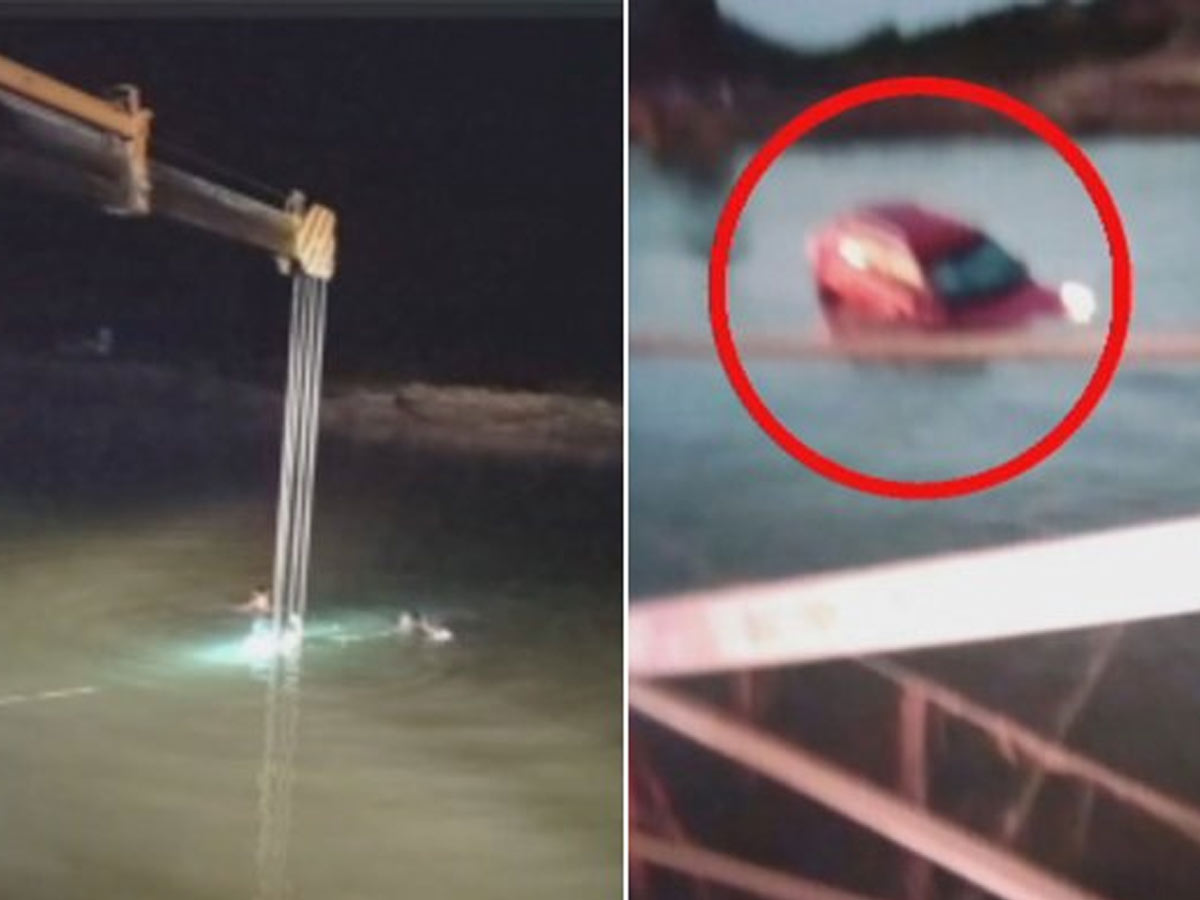 అనంతపురం జిల్లాలో రోడ్డు ప్రమాదం.. డ్రైవర్‌ జల సమాధి..