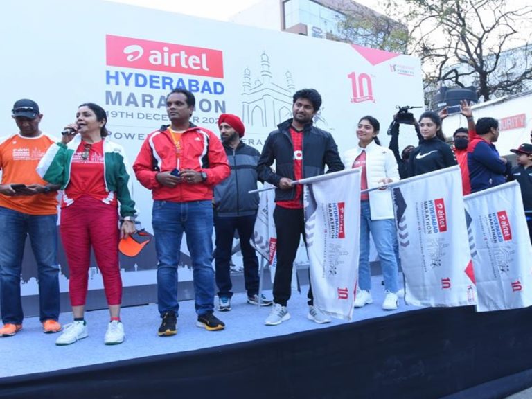 హైదరాబాద్ మారథాన్‌లో ‘శ్యామ్ సింగరాయ్’ యూనిట్ సందడి