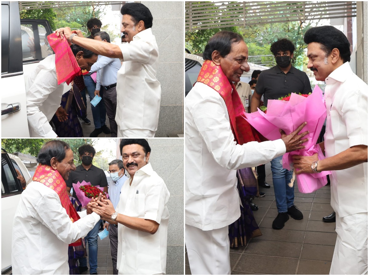 తమిళ సీఎం స్టాలిన్‌తో కేసీఆర్‌ భేటీ