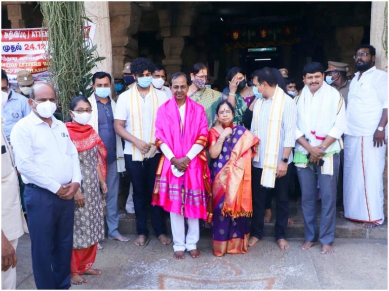 తమిళనాడులో సీఎం కేసీఆర్ బిజీబిజీ