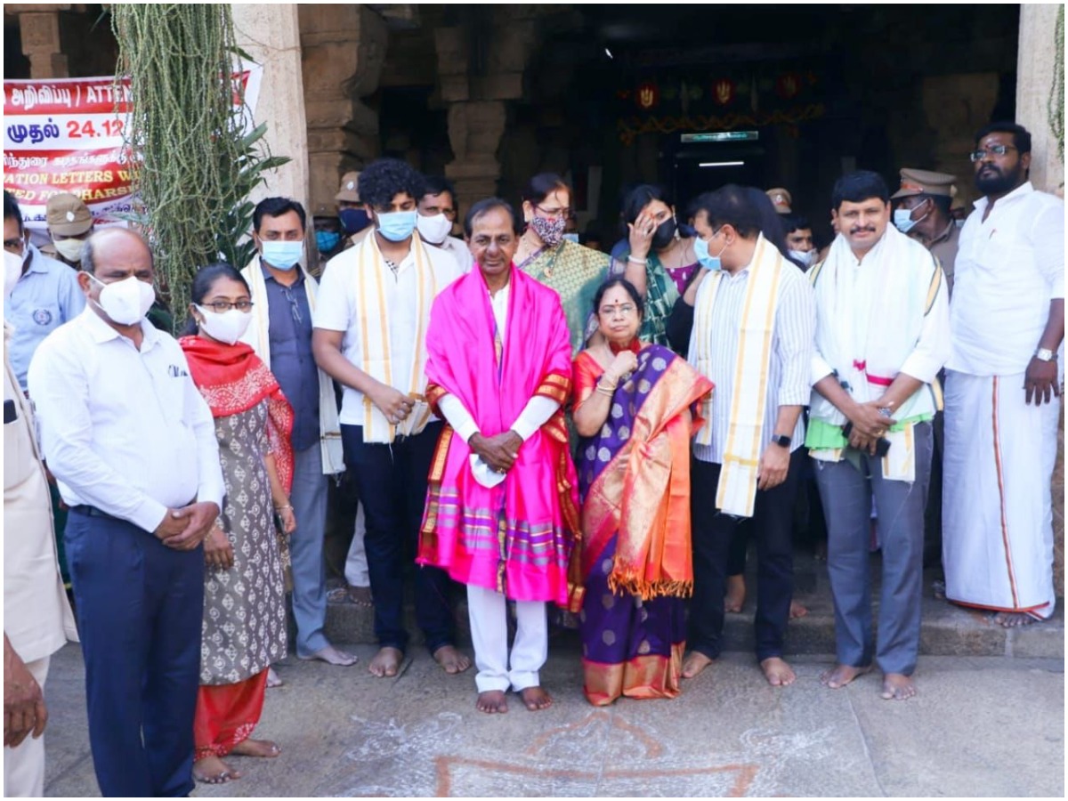 తమిళనాడులో సీఎం కేసీఆర్ బిజీబిజీ