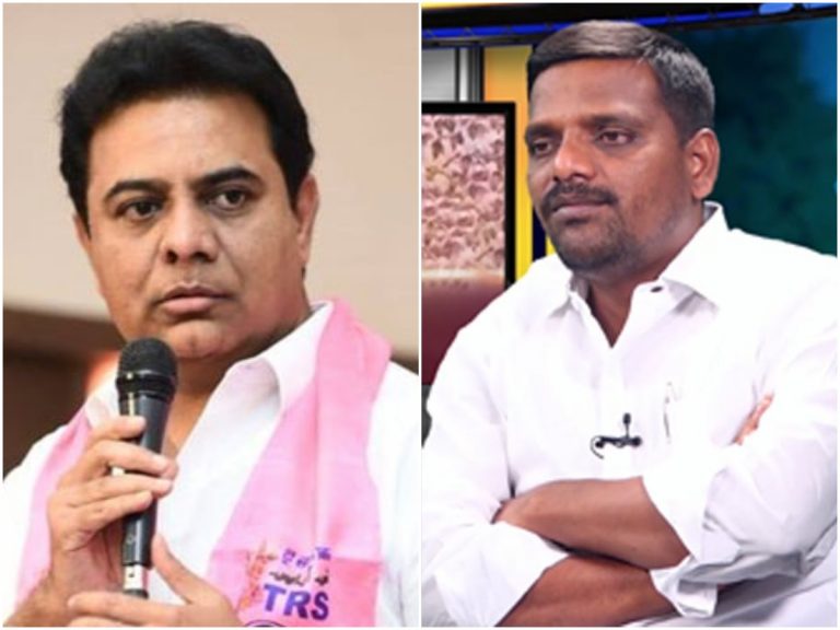 తీన్మార్ మల్లన్నపై కేసు పెట్టిన మంత్రి కేటీఆర్