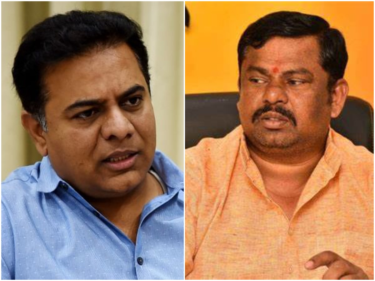 మంత్రి కేటీఆర్‌కి ఎమ్మెల్యే రాజాసింగ్ బహిరంగ లేఖ