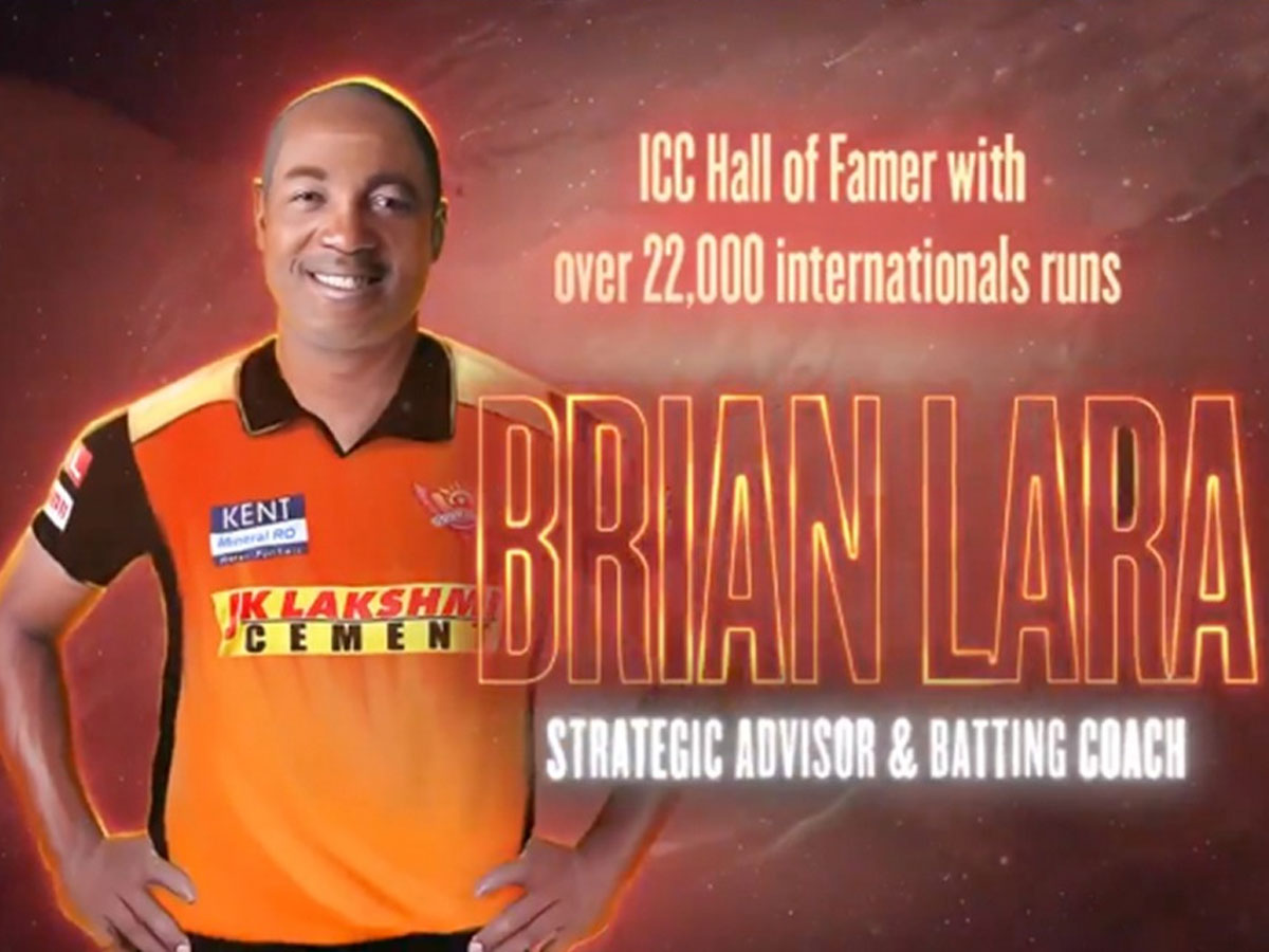 సన్ రైజర్స్ బ్యాటింగ్ కోచ్ గా బ్రియాన్ లారా…