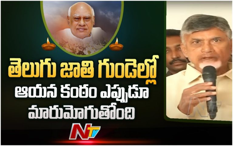 రోశయ్య కంఠం మారుమోగుతూనే వుంటుంది..చంద్రబాబు