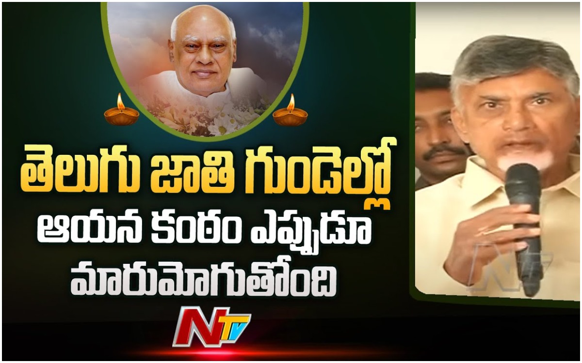 రోశయ్య కంఠం మారుమోగుతూనే వుంటుంది..చంద్రబాబు