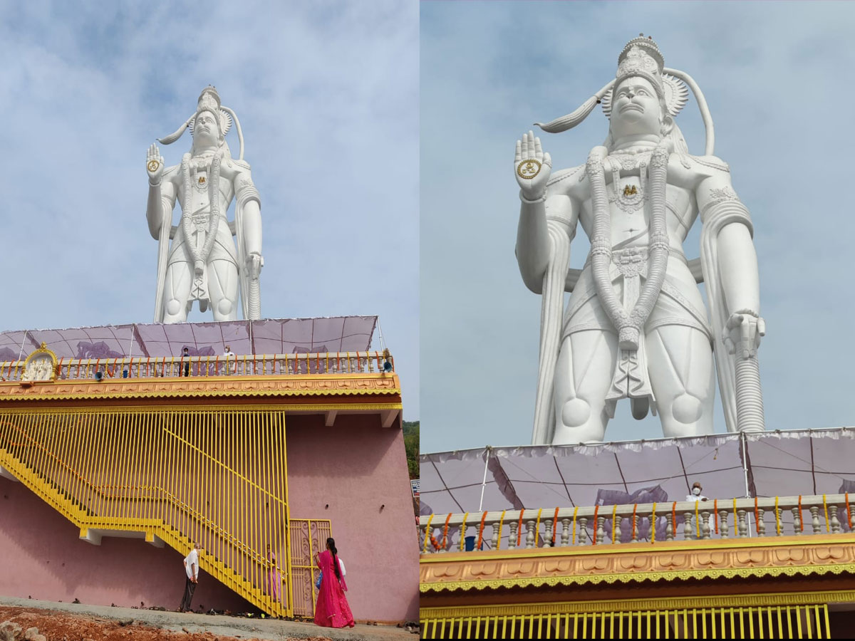 సీతమ్మధారలో 108 అడుగుల ఆంజ‌నేయ‌ స్వామి విగ్రహావిష్కరణ