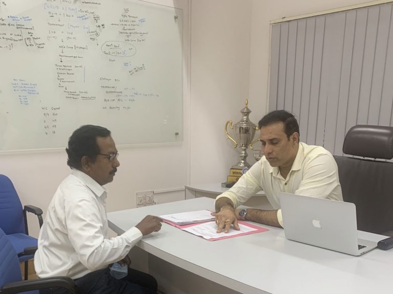 ఎన్సీఏ హెడ్ గా బాధ్యతలు స్వీకరించిన వీవీఎస్…