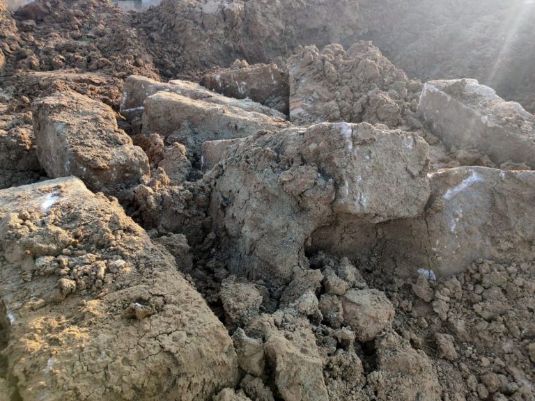 రహదారి పనుల కోసం తవ్వితే అవి బయట పడ్డాయి