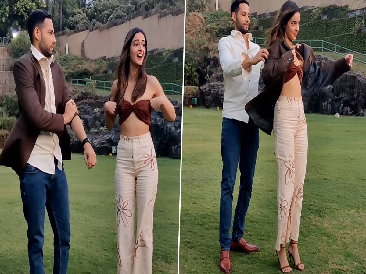 ‘లైగర్’ భామ ఫోటోషూట్.. చలికి తట్టుకోలేక అందరు చూస్తుండగానే ఆ పని చేసి