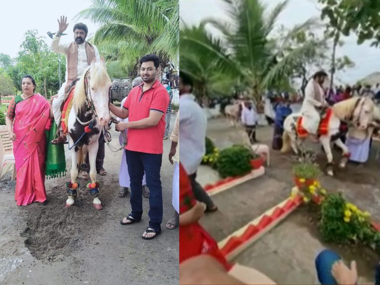 సందడే సందడి.. గుర్రం డ్యాన్స్‌.. బాలయ్య స్వారీ..