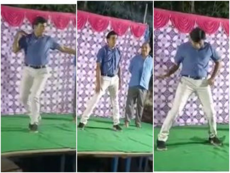 చిరంజీవి స్టెప్పులు.. అదిరే డ్యాన్స్ తో తాహశీల్దార్ సందడి