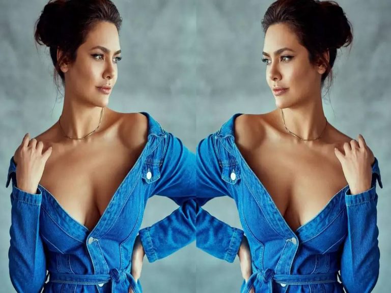 షర్ట్ బటన్స్ విప్పి మరీ చూపిస్తుందే..