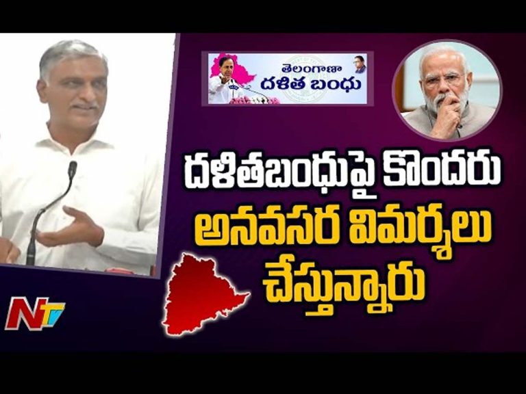 దళితులపై చిత్తశుద్ధి ఉన్న ప్రభుత్వం మాది: మంత్రి హరీష్‌ రావు