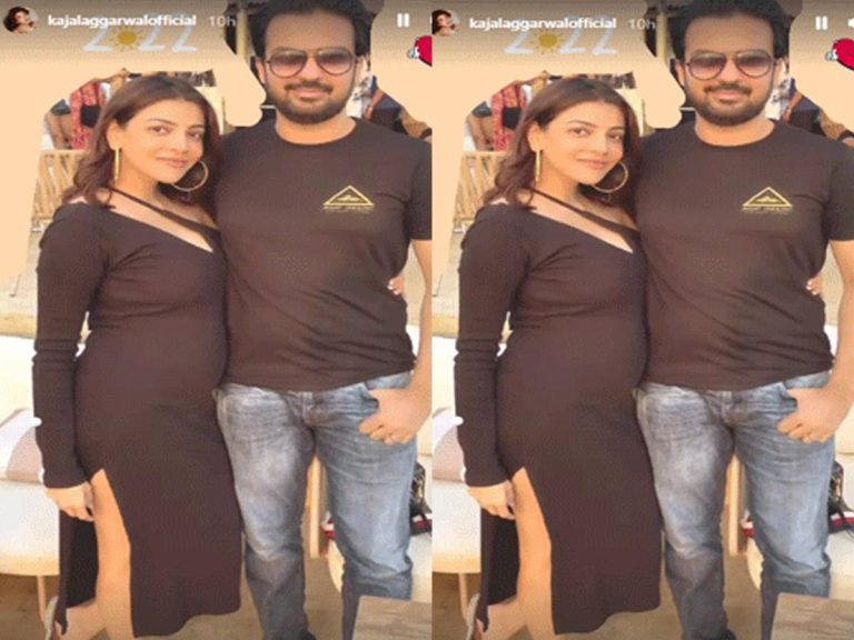 మొదటిసారి బేబీ బంప్ ఫోటో షేర్ చేసిన కాజల్..