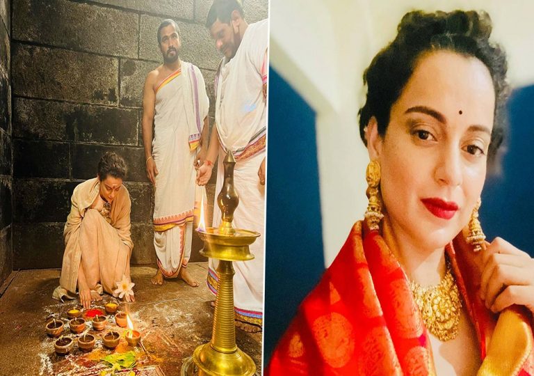 కొత్త ఏడాది.. పార్టీలో కాకుండా పూజలో కనిపించిన ఫైర్ బ్రాండ్