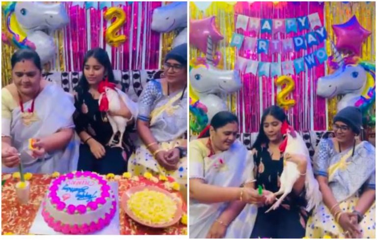 కోడిపుంజు మహారాజుకి హ్యాపీ బర్త్ డే.. వైరల్