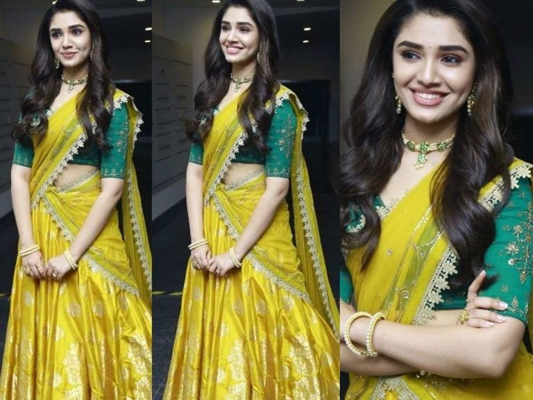 లంగావోణీలో నాగలక్ష్మీ హోయలు ఒలకబోస్తుందిగా..