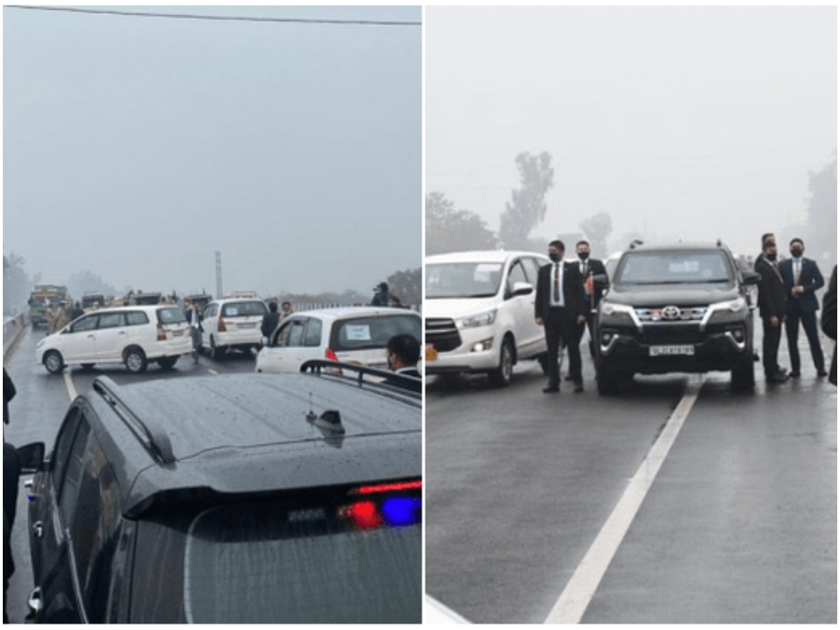 మోడీ పర్యటనలో భద్రతా లోపం… భటిండా ఫ్లైఓవర్​పై ఆగిన కాన్వాయ్