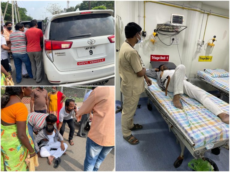 మానవత్వం చాటుకున్న ఆరోగ్యమంత్రి నాని