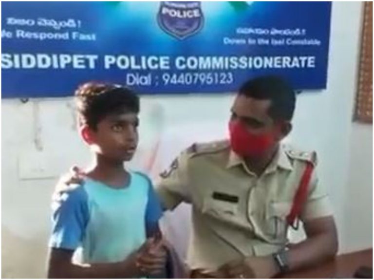 సైకిల్ పోయిందని పిల్లాడి ఫిర్యాదు.. పోలీసుల షాక్