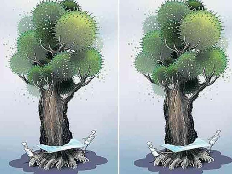 Mask:  ఈ కార్టూన్‌ను చూస్తే… మాస్క్‌ను అస్సులు తీయ‌రు…