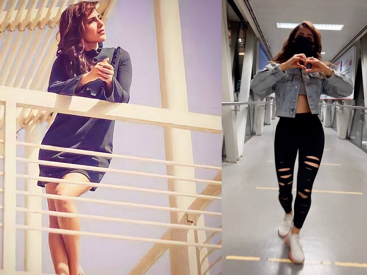 Samantha : అర్థరాత్రి ఎయిర్ పోర్ట్ లో డ్యాన్స్… వీడియో వైరల్